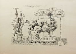 Lithografie von Shinkichi TajiTajiri (1923–2009)