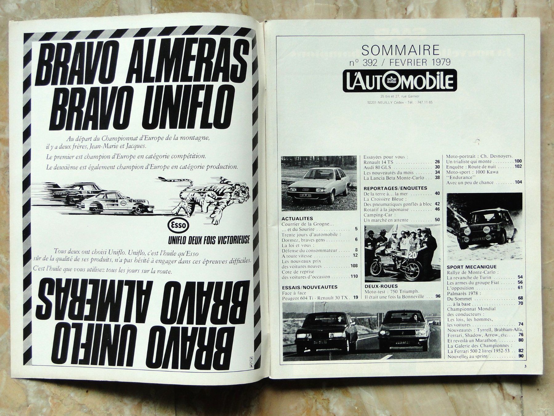 Riviste & Magazine: 3 numéros L'AUTOMOBILE 1976/1979 – Usato da Killwangen venduto da cyrano56 3