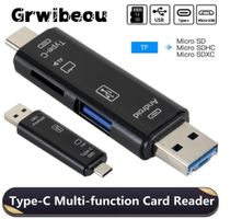Universal USB und microSD Reader 3in1 USB-C/USB-A/microUSB