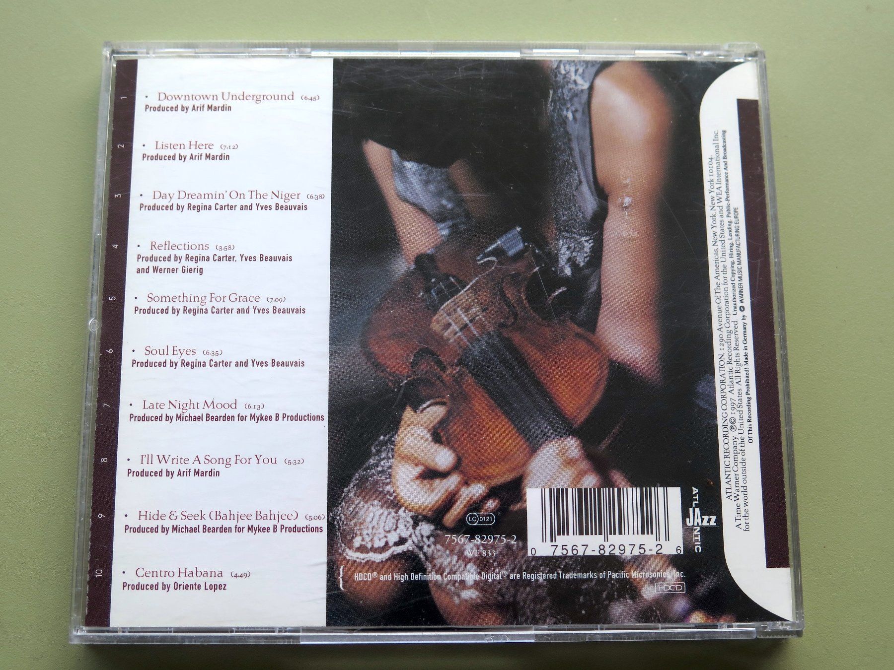 CD: (p) CD REGINA CARTER: Something for Grace, 1997 – Usato da Bern venduto da Balzamico 1
