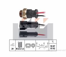 Temperaturschalter Alfa 145,146,155,164, Fiat Tipo