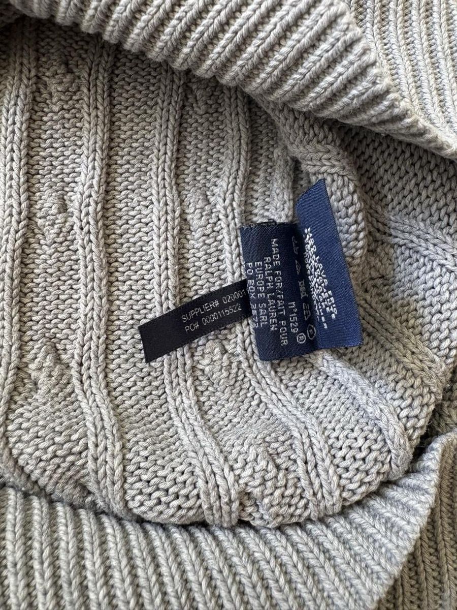 Ralph Lauren Maglioni & Felpe: Ralph Lauren Pullover, Strick, Grau, Grösse M - Herbst! – Nuovo (secondo la descrizione) da Basel venduto da archive. 4