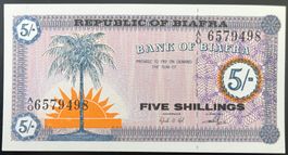 Biafra 5 Schillings (1967) - non circ./unz