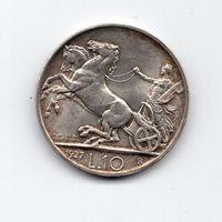(2480) Italien, 10 Lire, 1927, Super, stgl