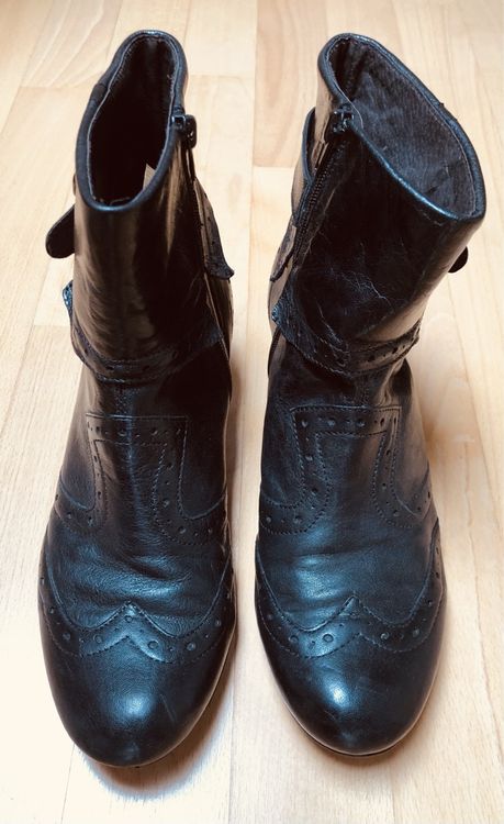 Stiefelette schwarz 39 1