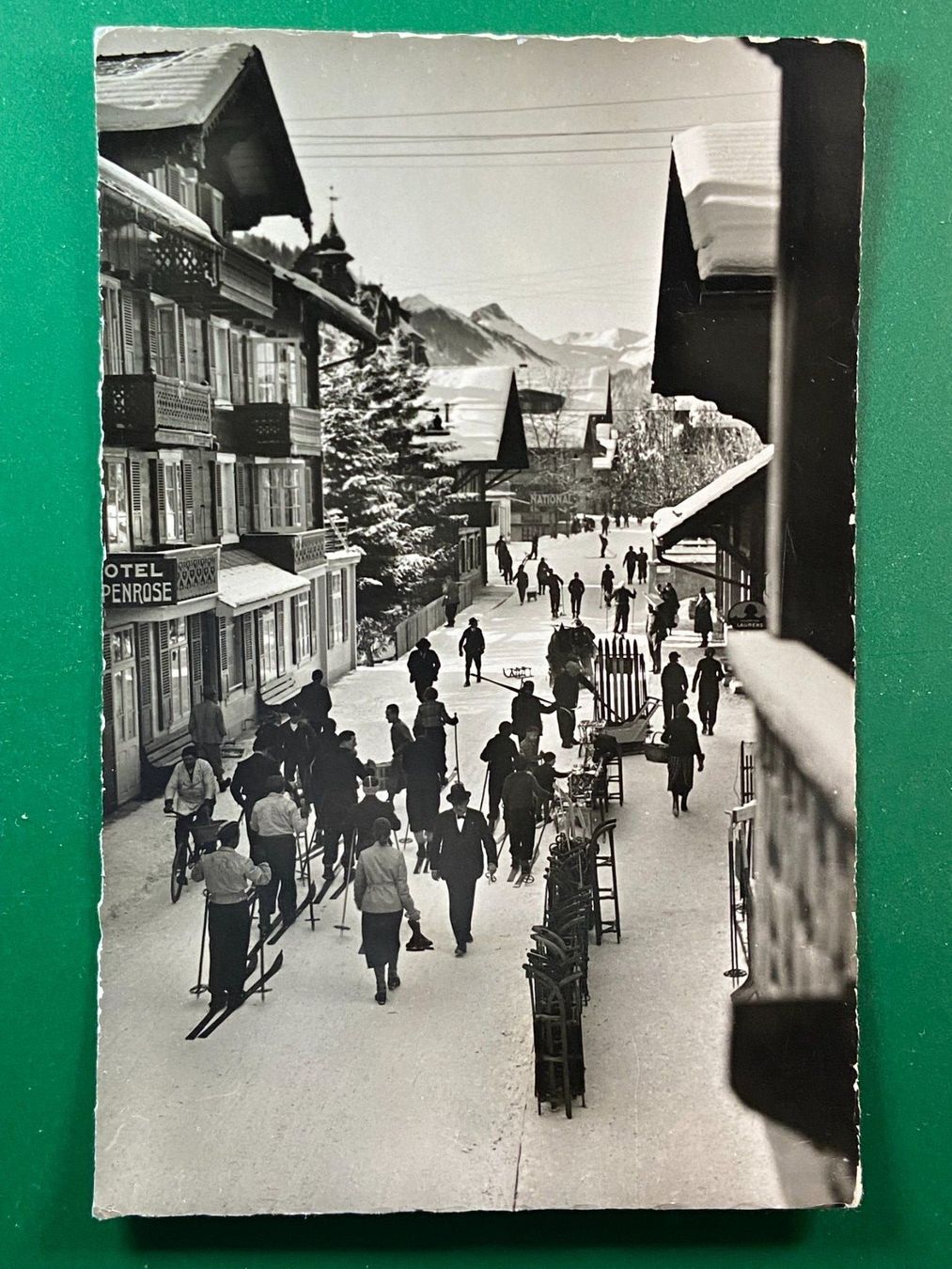 Cartoline postali: Adelboden - Dorfstrasse - belebt !!! – Usato da Steg VS venduto da danwer74