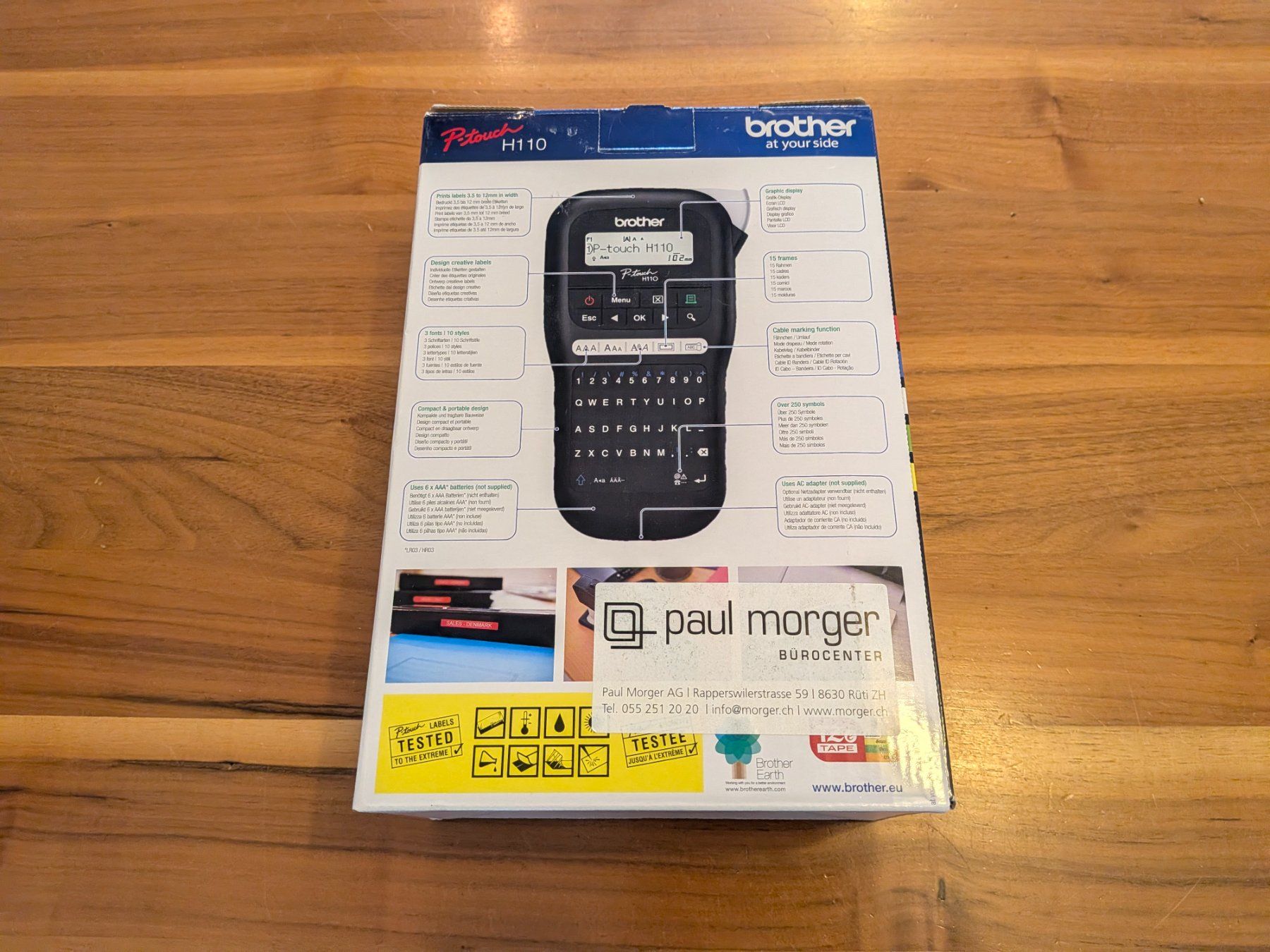 Brother Stampanti: Brother P-Touch PT-H110 QWERTZ – Nuovo (secondo la descrizione) da Meilen venduto da Thadeus53 1