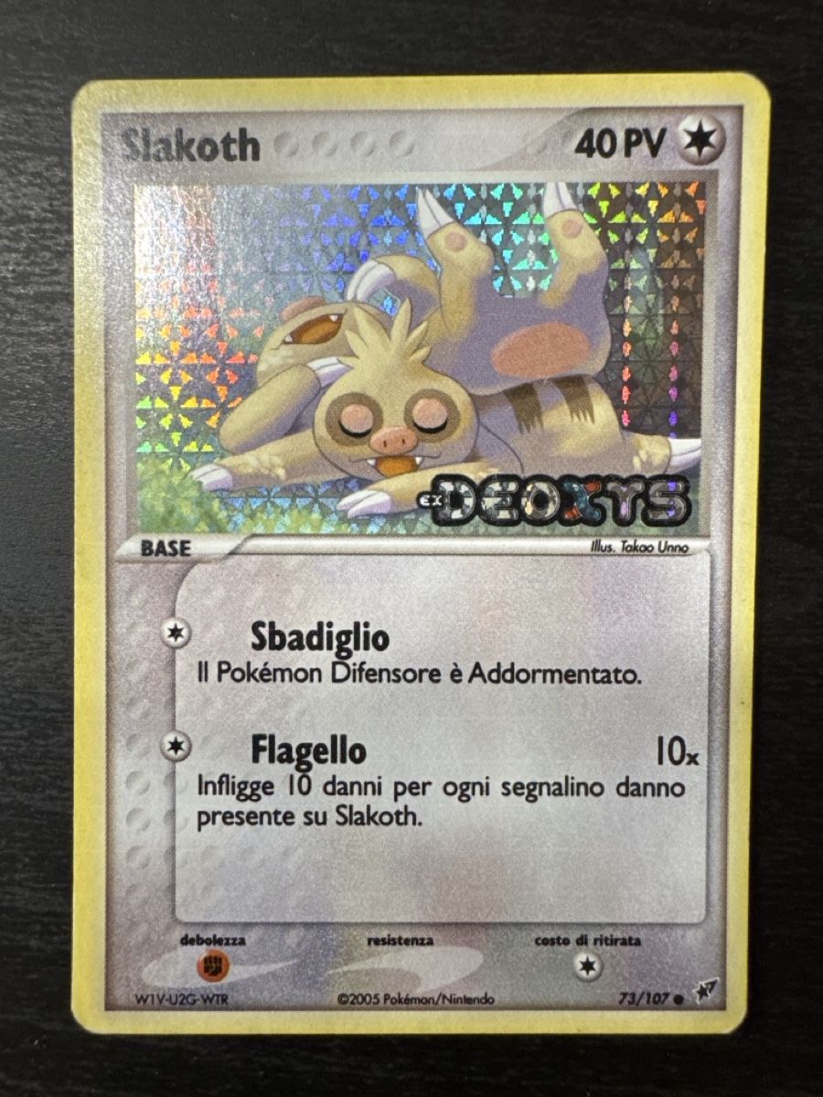 Pokémon Cartes à collectionner: Slakoth Holo reverse Ex Deoxys 73/107 – D'occasion à Belprahon par Rob_ain