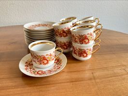 Vintage-Kaffeeservice von H&C Chodov (Czechoslovakia)