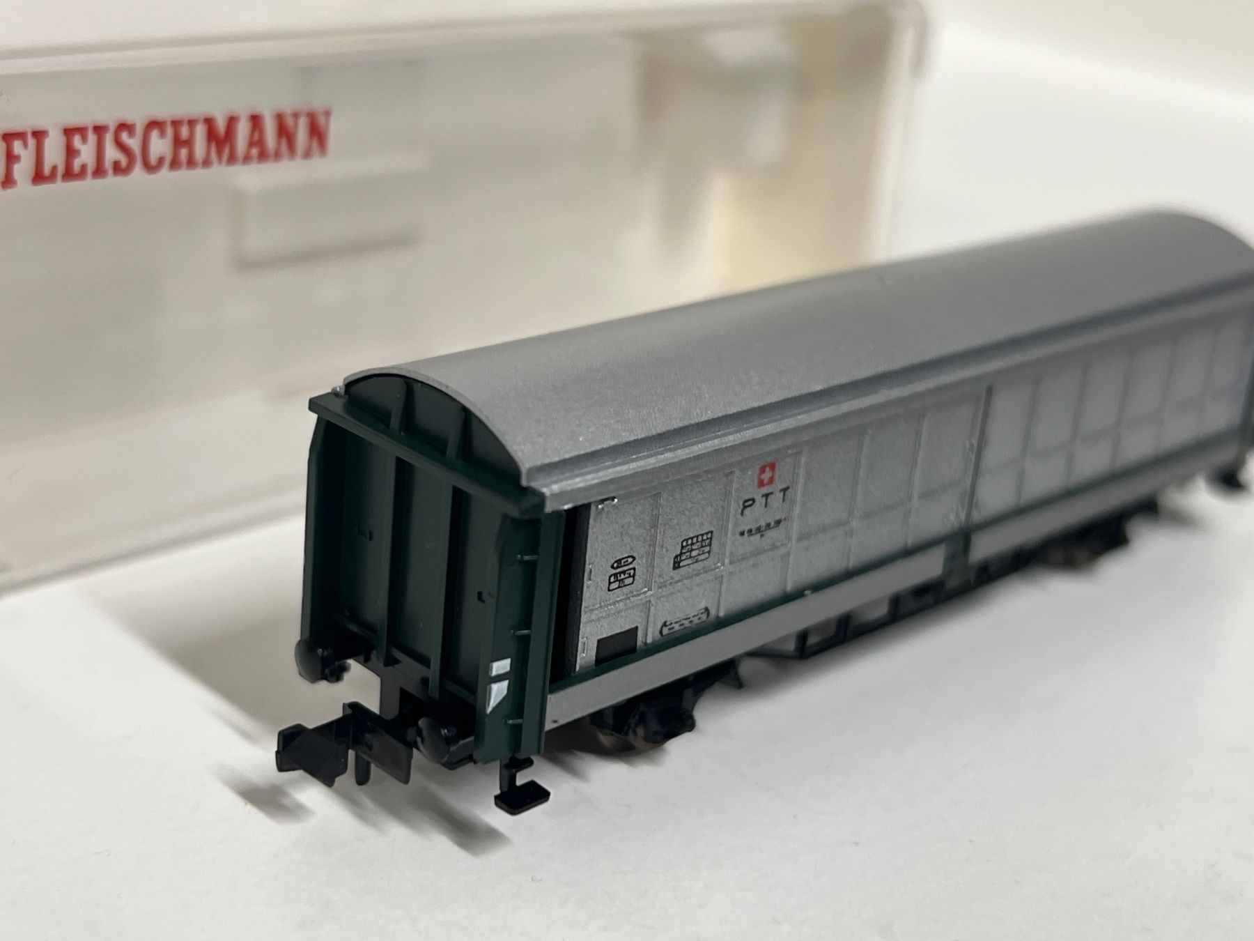 Fleischmann Modellini di ferrovie: FLEISCHMANN 8336  PTT  Spur N – Usato da Neuenhof venduto da ludovicco 3