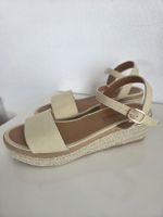 Esmara Sandalen beige Keilabsatz Grösse 39 neu
