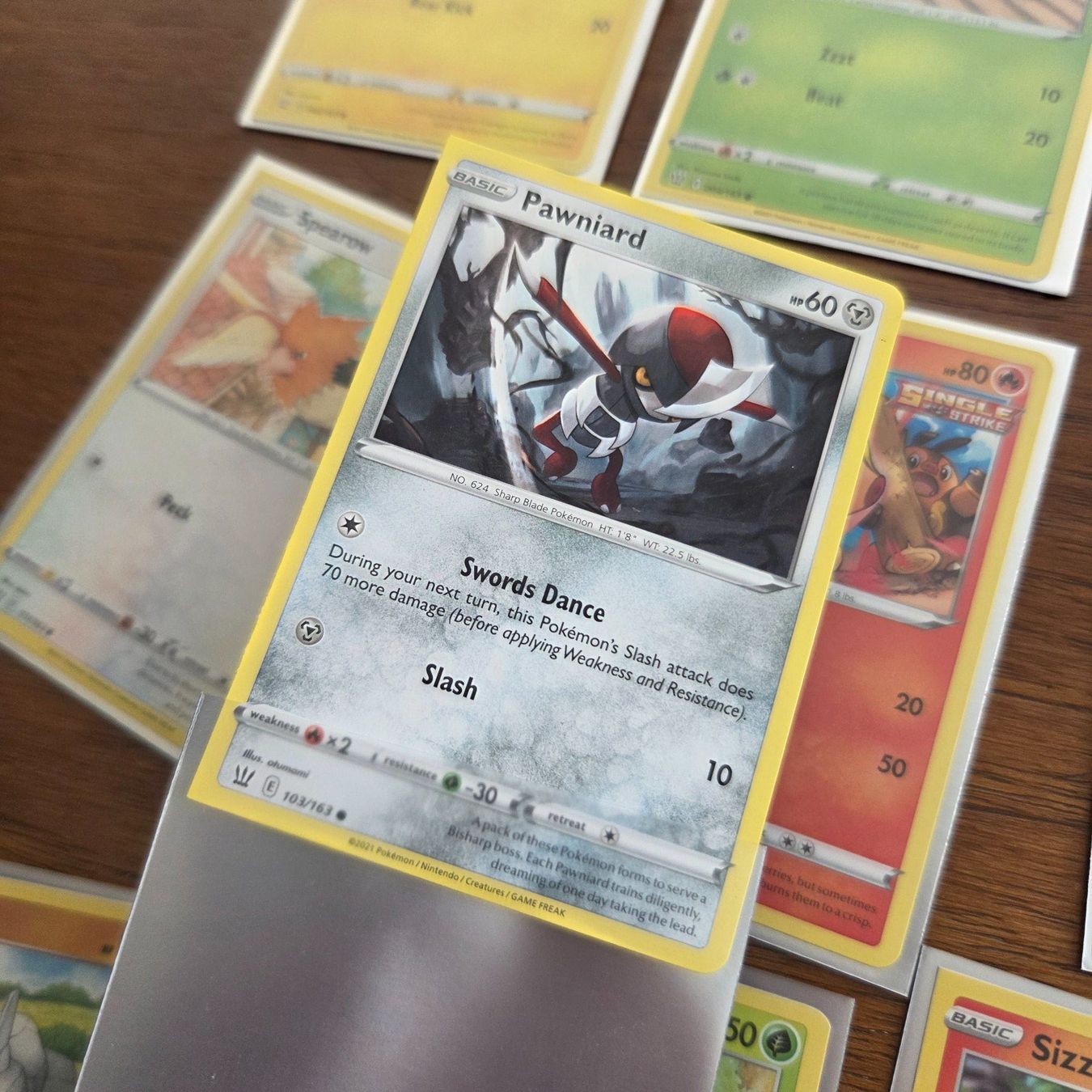 Pokémon Carte collezionabili: Pokemon Battle Styles Miscut Fehlschnitt 9 Karten – Usato da Zürich venduto da Wickeddude 7