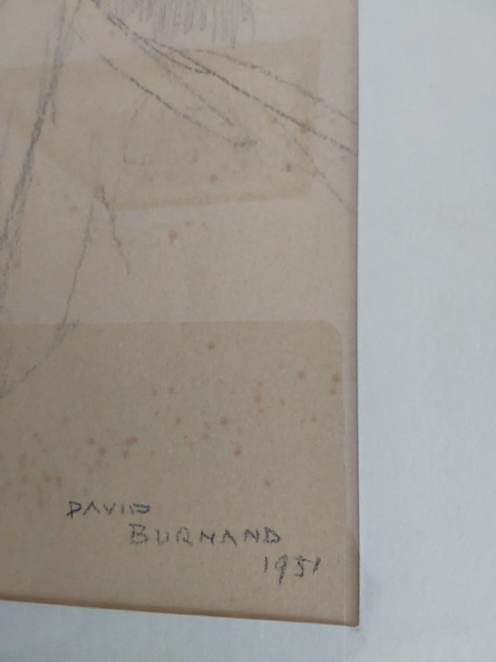 Foto & Immagini: David Burnand. Original Zeichnung 1951 – Usato da Steinach venduto da Chilli1957 5