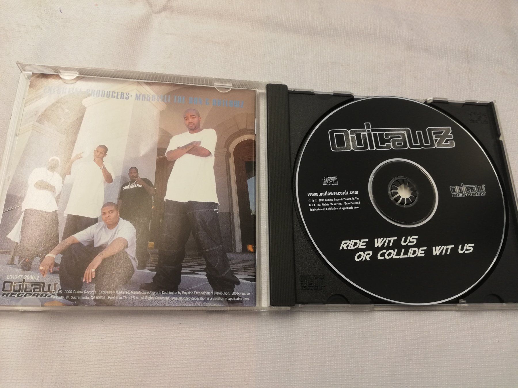 CD: OUTLAWZ - RIDE WIT US OR COLLIDE WIT US – Usato da Bern venduto da Vinylsound.ch 2