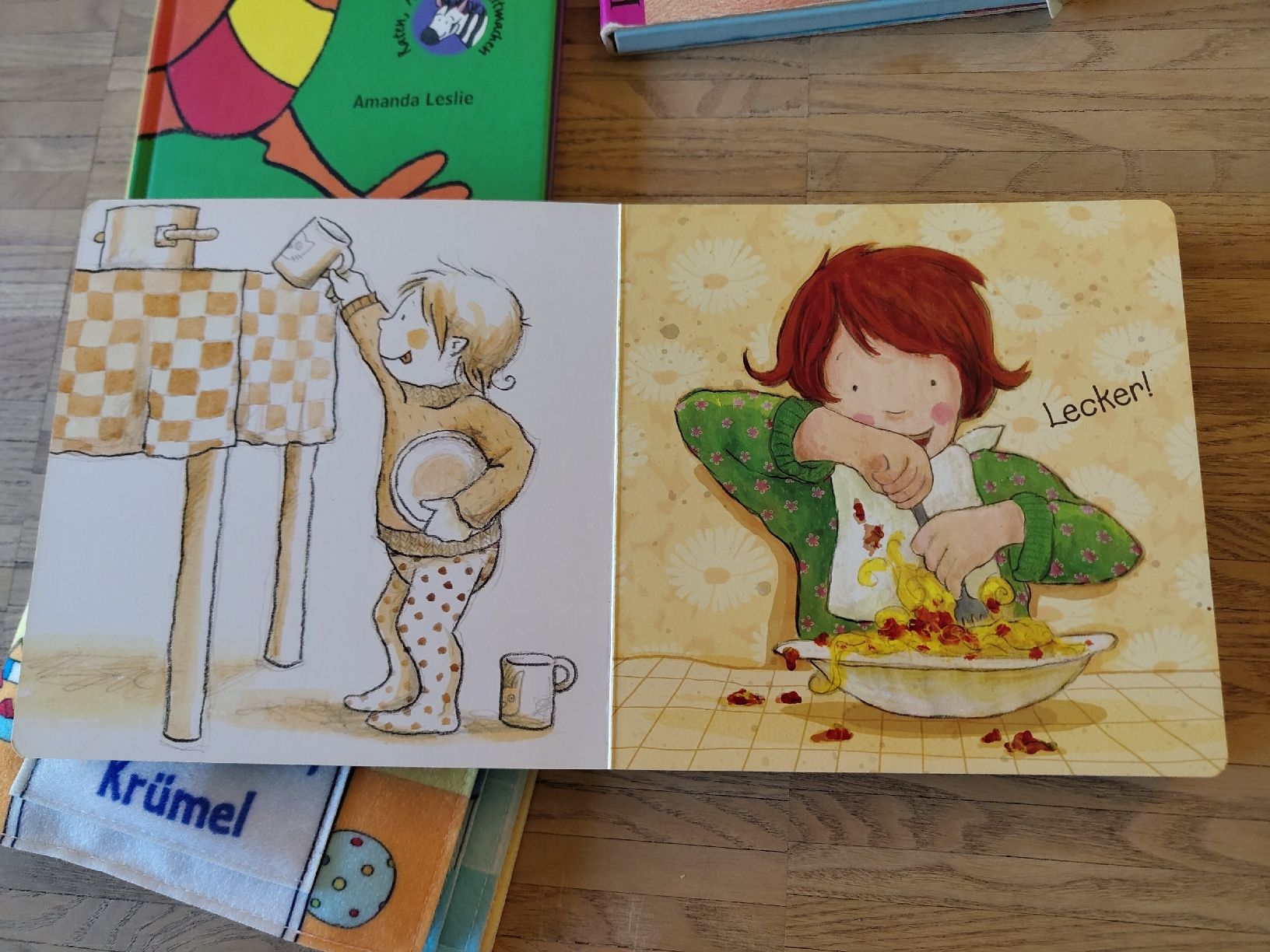 Bücher: Kinderbücher-Set: 4 Stk. Klapp-Buch, Stoff-Buch – Gebraucht aus Pratteln von Malvea 2