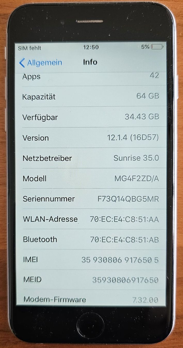 Apple Telefoni cellulari / Smartphones: iPhone 6 Space Gray - 64GB – Usato da Jongny venduto da Michoudsv 2