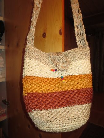 Tasche aus Kolumbien supertrendy Erdtöne