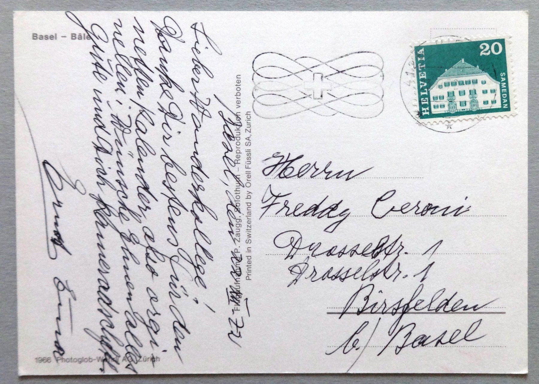 Cartes postales: Basel - Bâle – D'occasion à Fétigny par Billy2miny 1