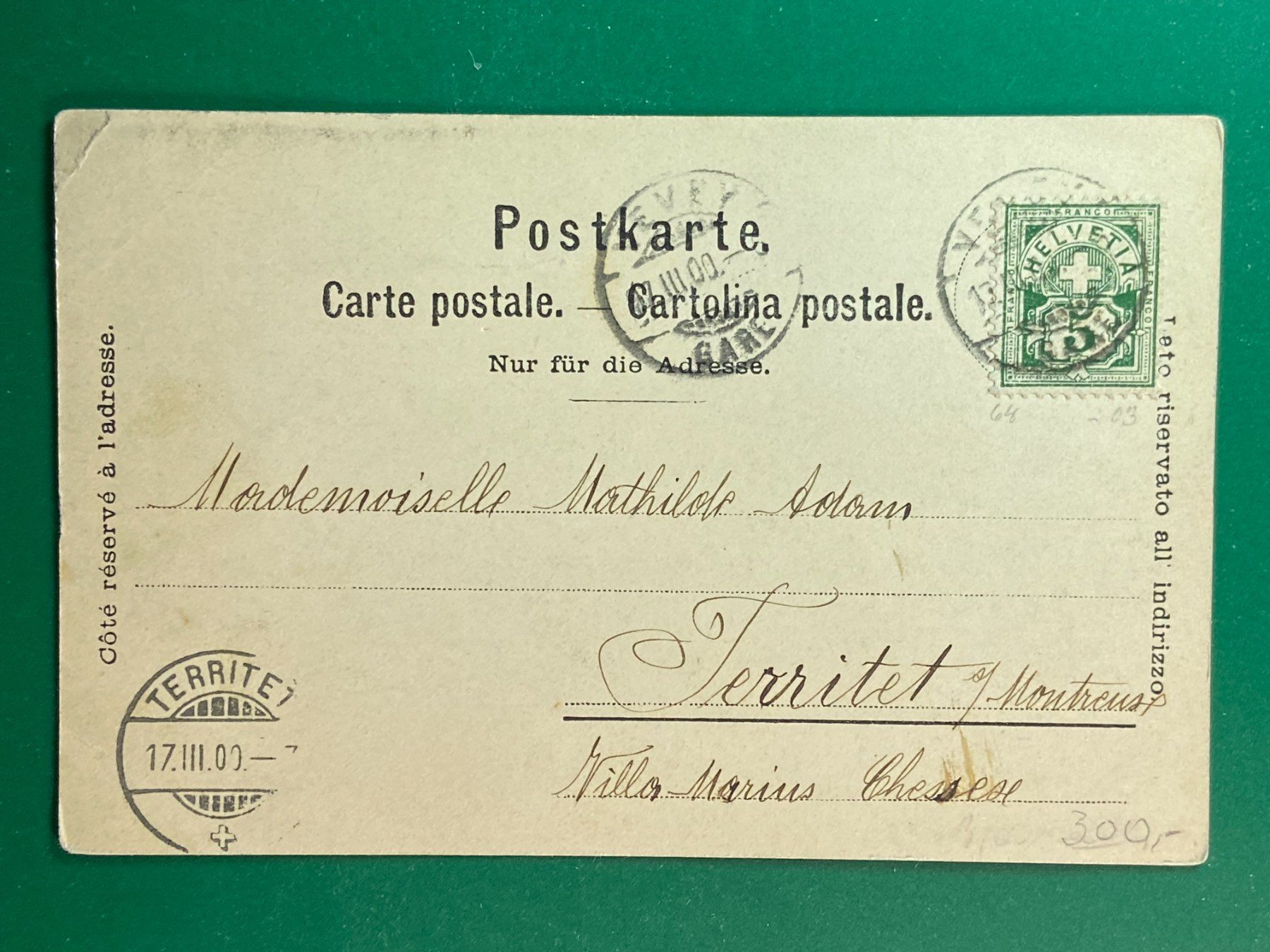 Cartes postales: Chemin de fer des Rochers de Naye – D'occasion à Steg VS par danwer74 1