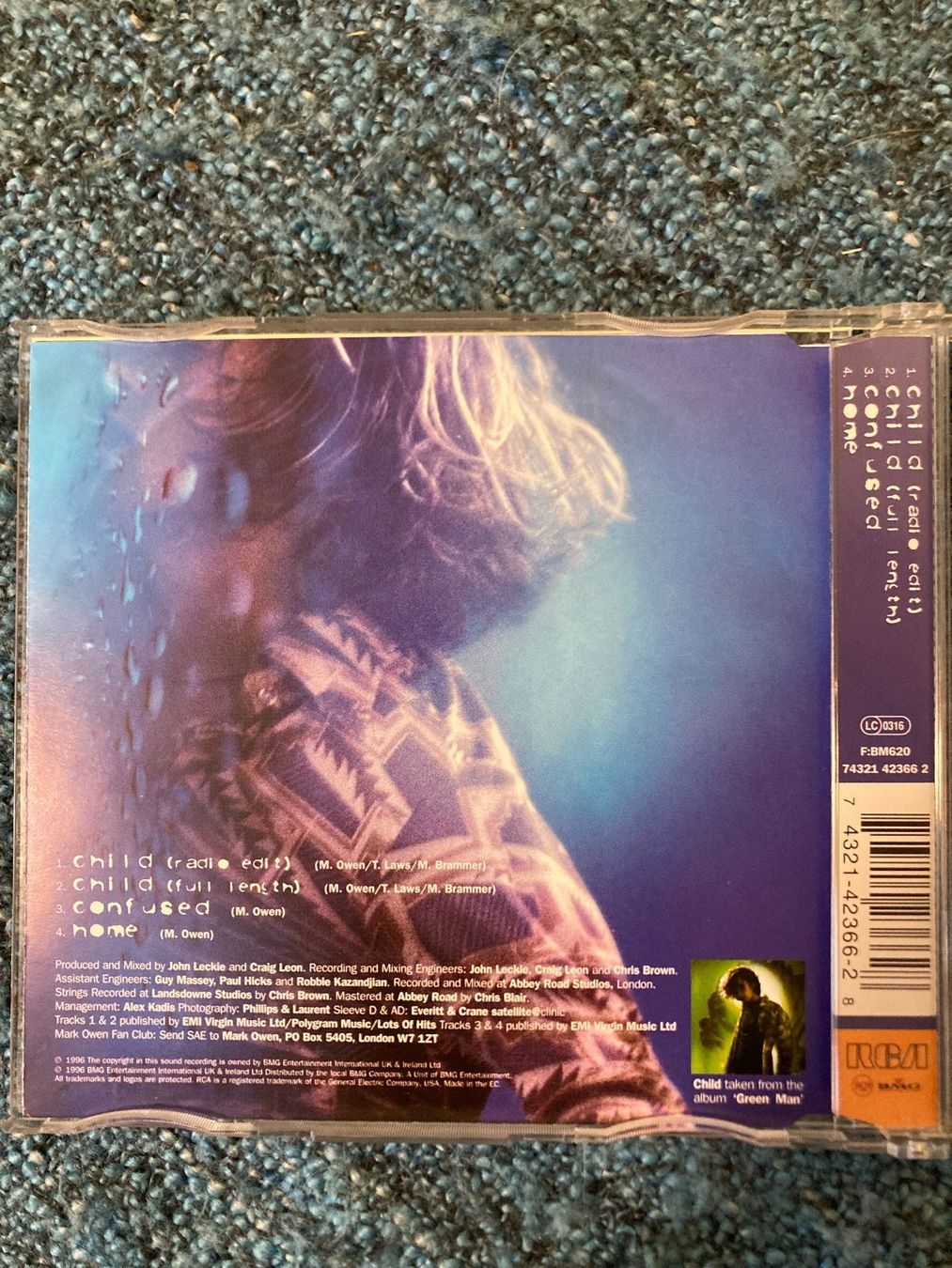 CD: Mark Owen - Child – Usato da Lützelflüh-Goldbach venduto da Deiv4 1