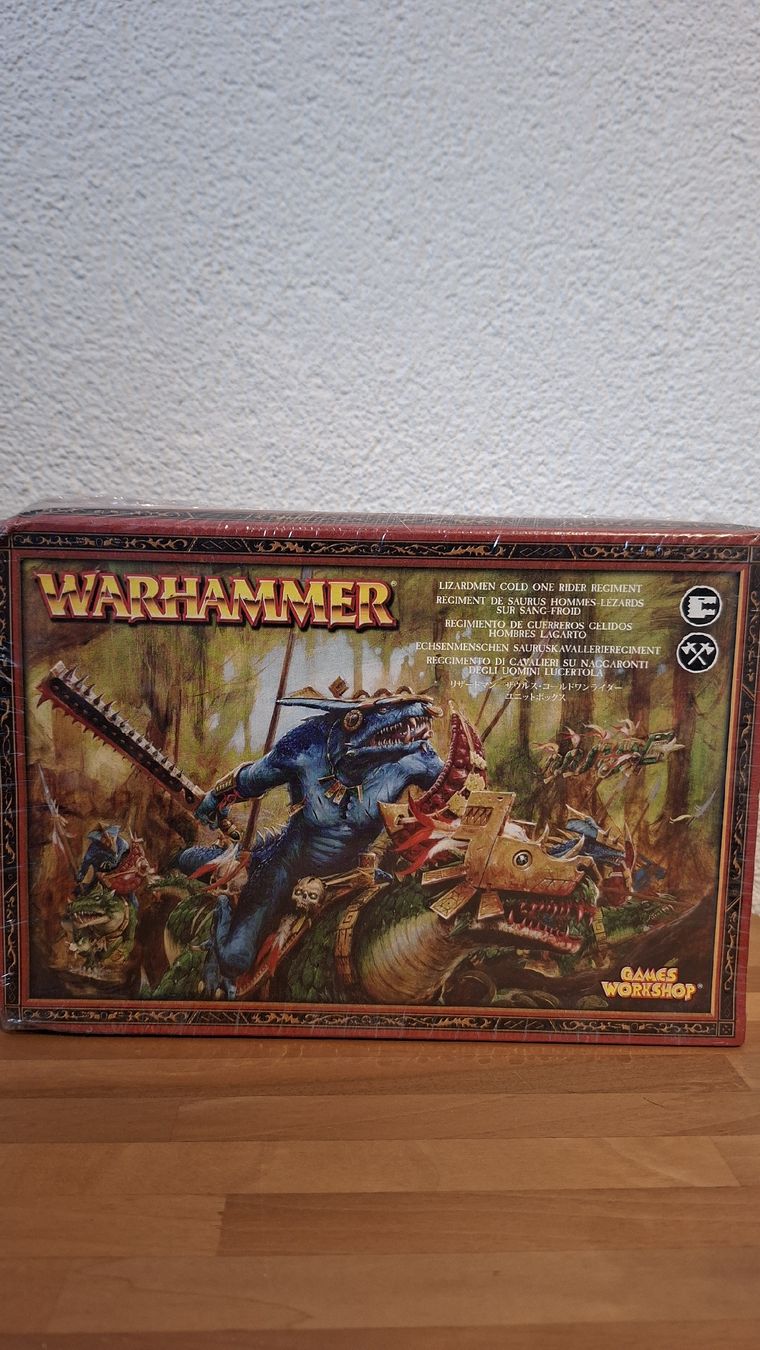 Spiele: Warhammer - Lizardmen cold one riders – Neu und originalverpackt aus Olten von LeoJN91