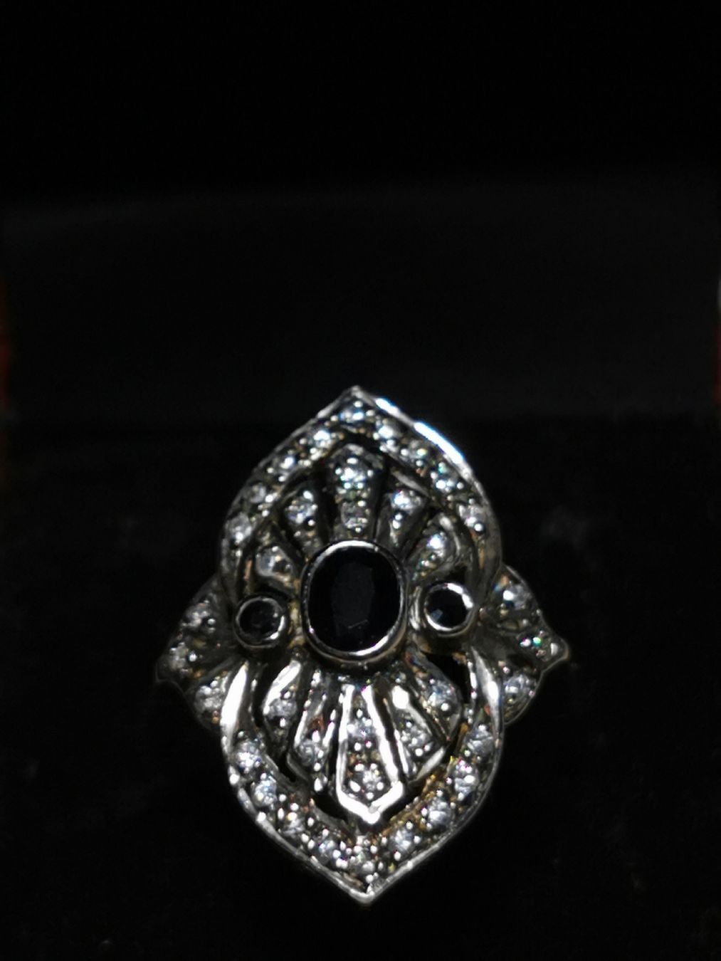 Bagues: Damen Silber 925 Ring Ring mit Saphire – Neuf (Voir description) à Schlieren par vlalif 1
