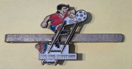 FC Basel Krawattennadel limitiert! MIR SIND D'UFSTIGER. FCB