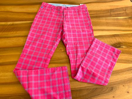 Peak Performance karierte Golfhose Golf Hose Gr 28/32 *NEU*
