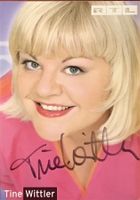 Tine Wittler Autogramm signiert Foto 10x15cm