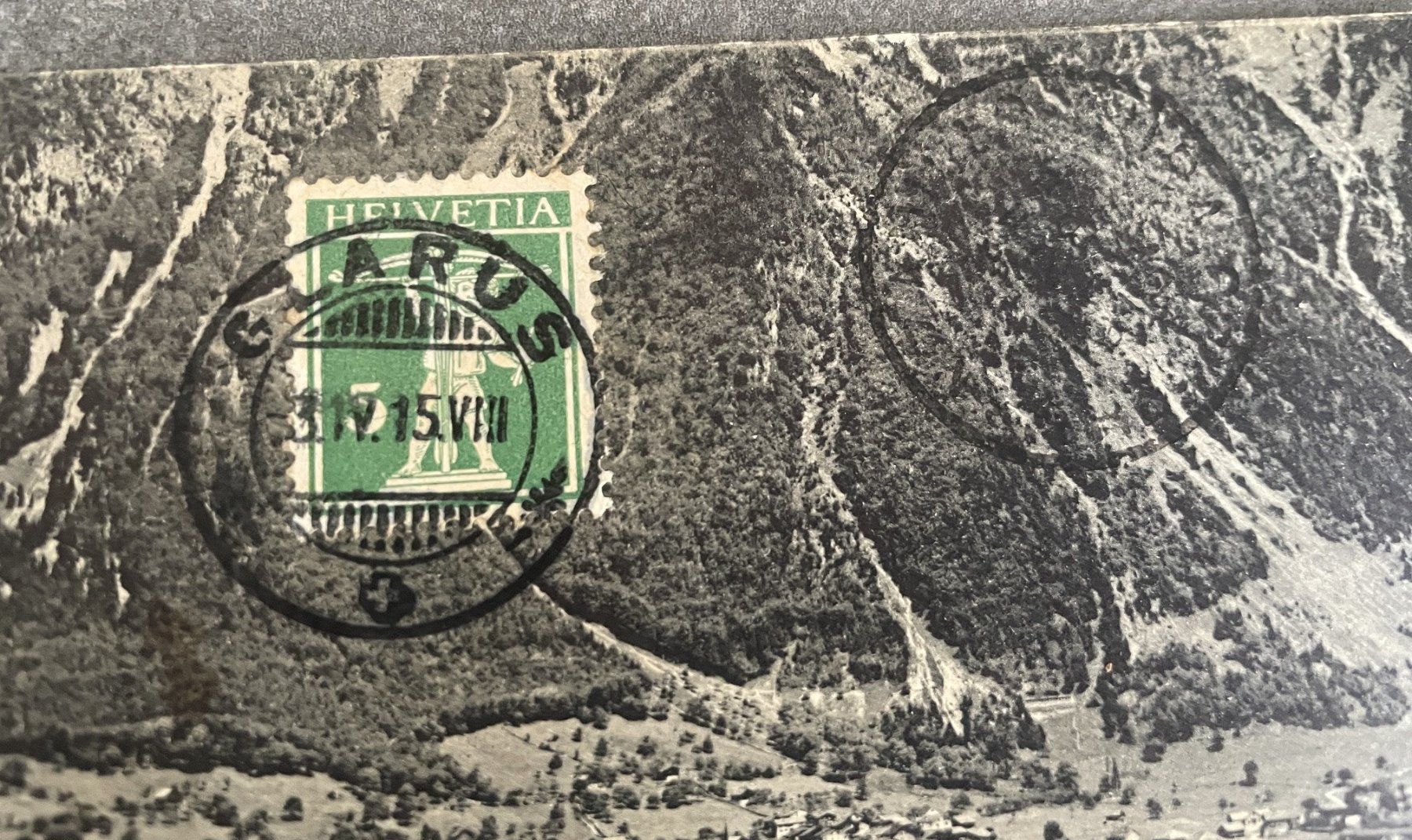 Cartoline postali: Antike Ansichtskarten vom Glarus und Ennenda – Usato da Scuol venduto da SAK 5