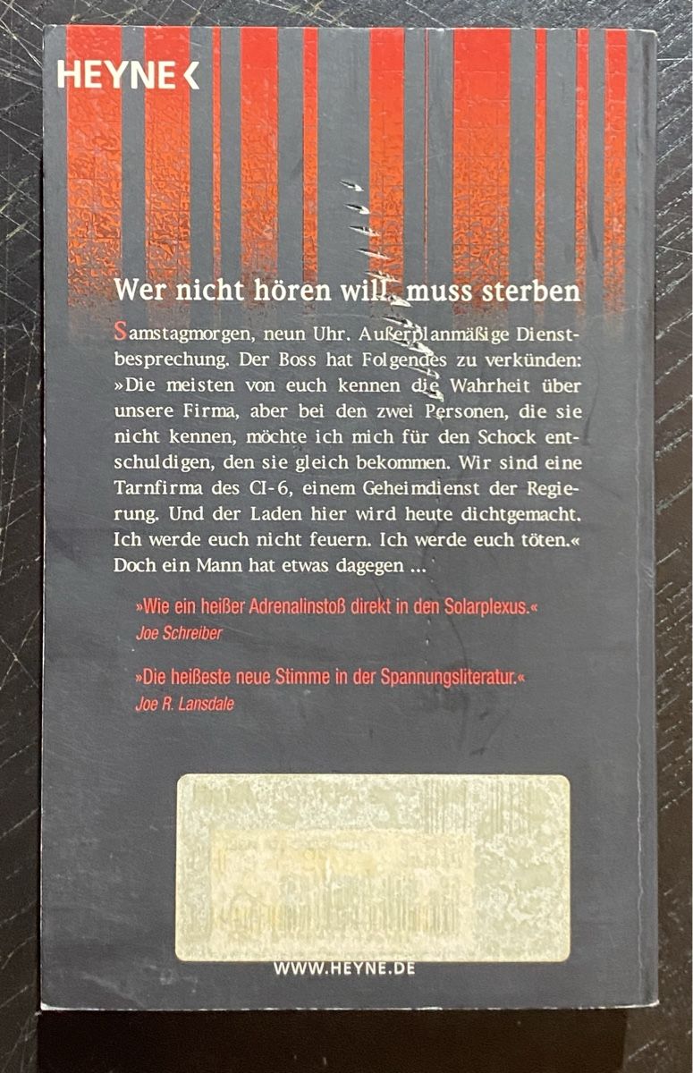 Libri: Thriller "Letzte Order" von Duane Louis – Usato da Zuerich venduto da SonderArt-Wertgut 4
