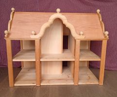 Grosses Holzpuppenhaus mit Zubehör