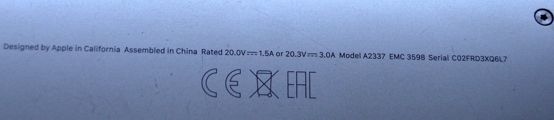 Apple Notebook: Apple Macbook Air A2337  13" – Difettoso da Collonges venduto da arashee 4
