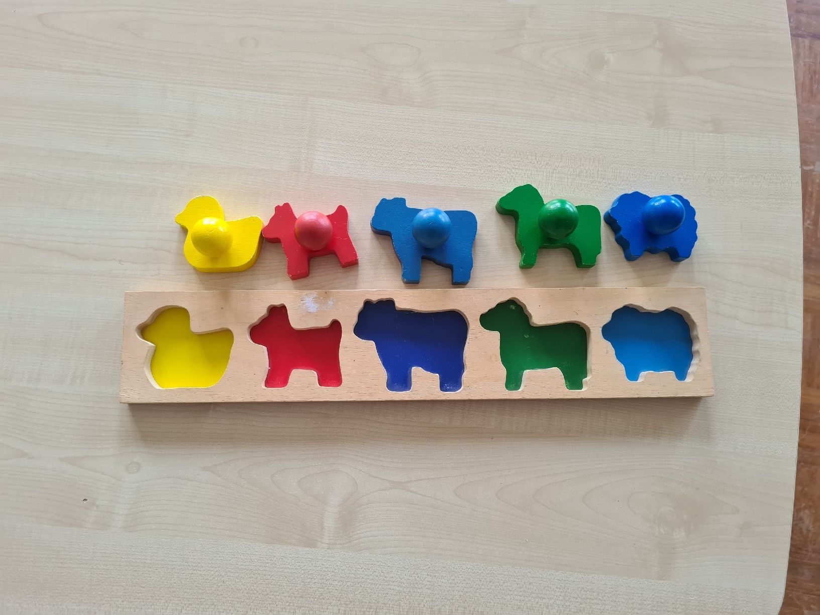 Puzzles: Holz Steckpuzzle, Holzpuzzle mit Tieren – Gebraucht aus Sissach von pablum87 1