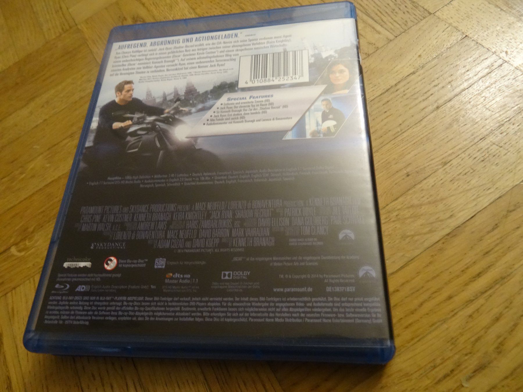 Tutti i DVDs: Jack Ryan - Shadow Recruit BLU-RAY – Usato da Olten venduto da Disc-Verkauf 2