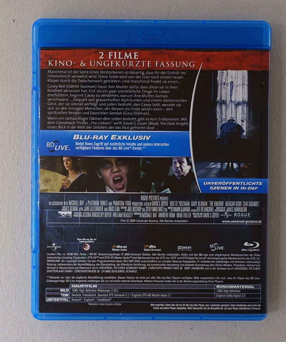 Alle DVDs: The Unborn – Gebraucht aus Sessa von fraenklishop 1