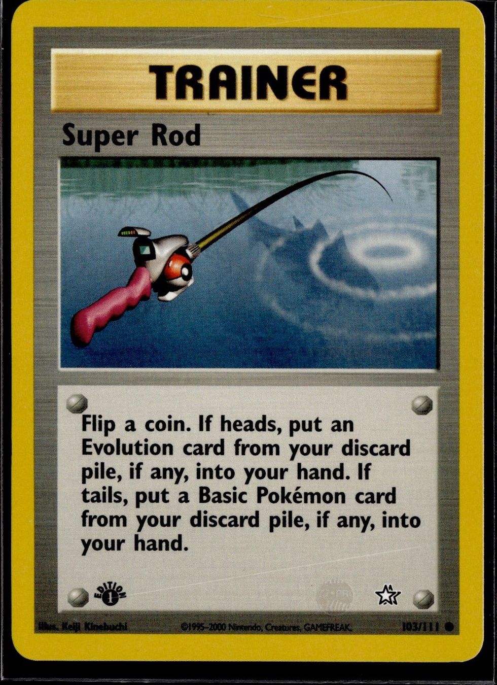 Pokémon Sammelbilder & Trading cards: Super Rod 1st Edition Neo Genesis – Gebraucht aus Zürich von pokemon_cards
