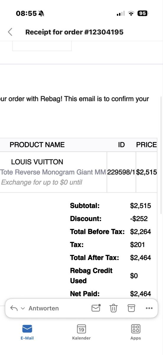 Louis Vuitton Borse da donna: OnTheGo Tote Reverse Monogram Giant MM – Usato da Frauenfeld venduto da fio_wnc9 2