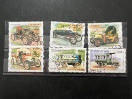1995 Benin old Cars Satz  gest.   (A549)