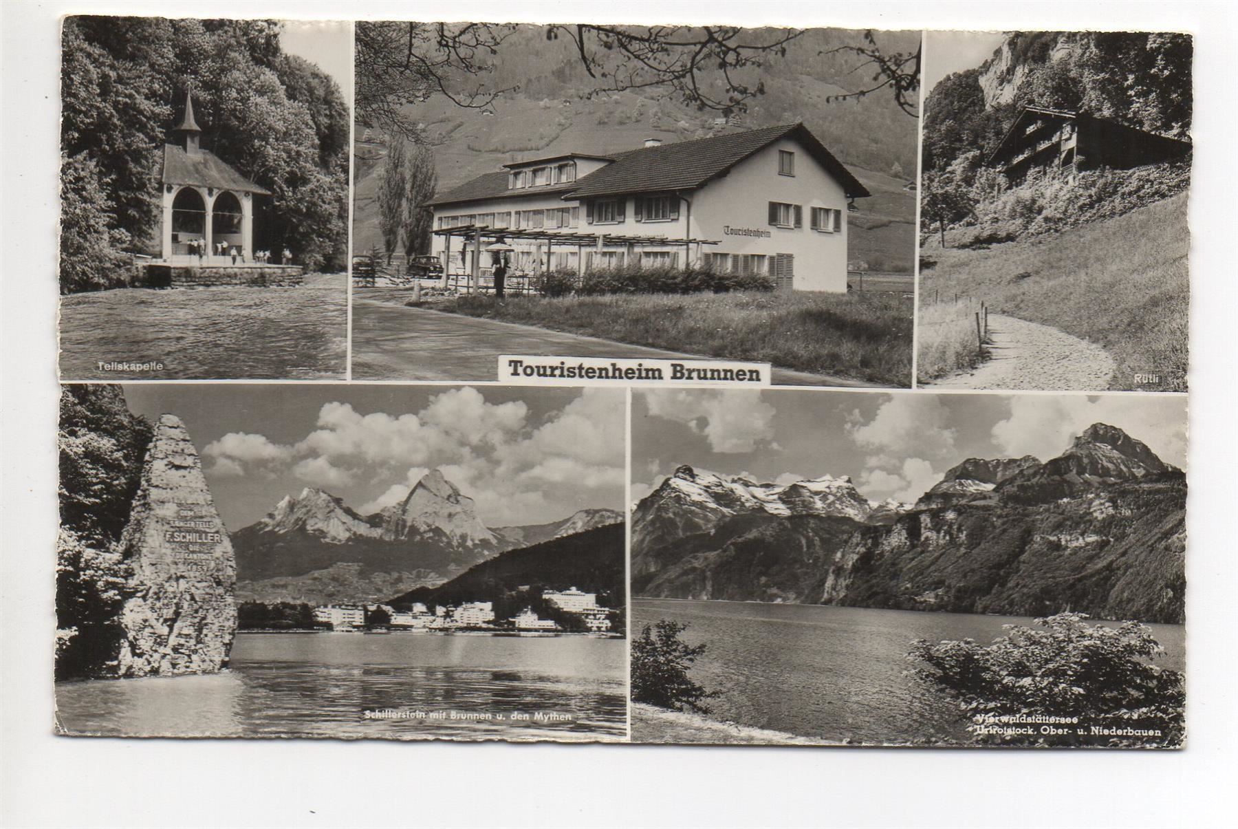 Cartoline postali: BRUNNEN Touristenheim – Usato da Jona venduto da philajona