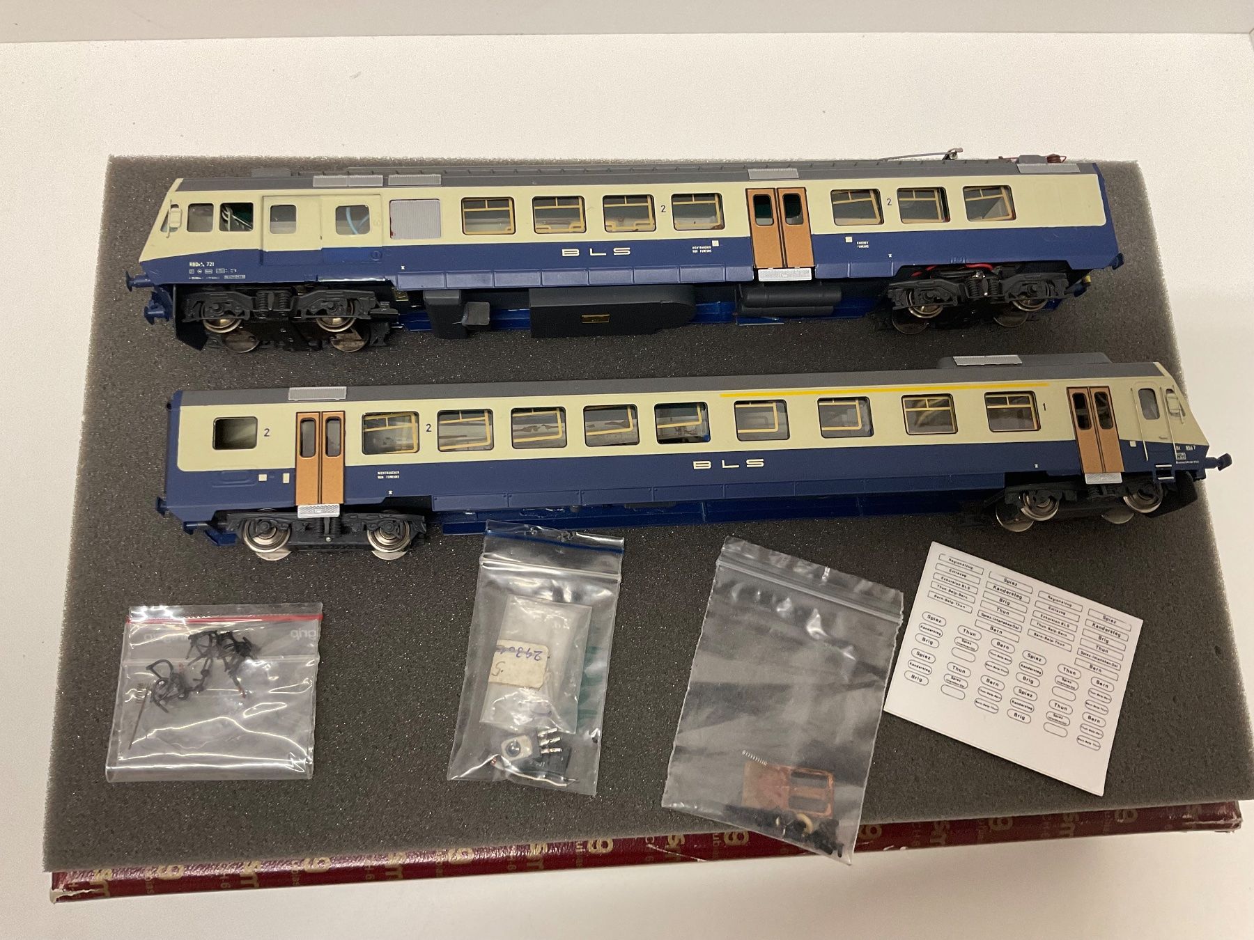 Modellini di ferrovie: smf ag, BLS Triebzug DC Analog, mit Verpackung, Bespielt – Usato da Chur venduto da Chur75 1