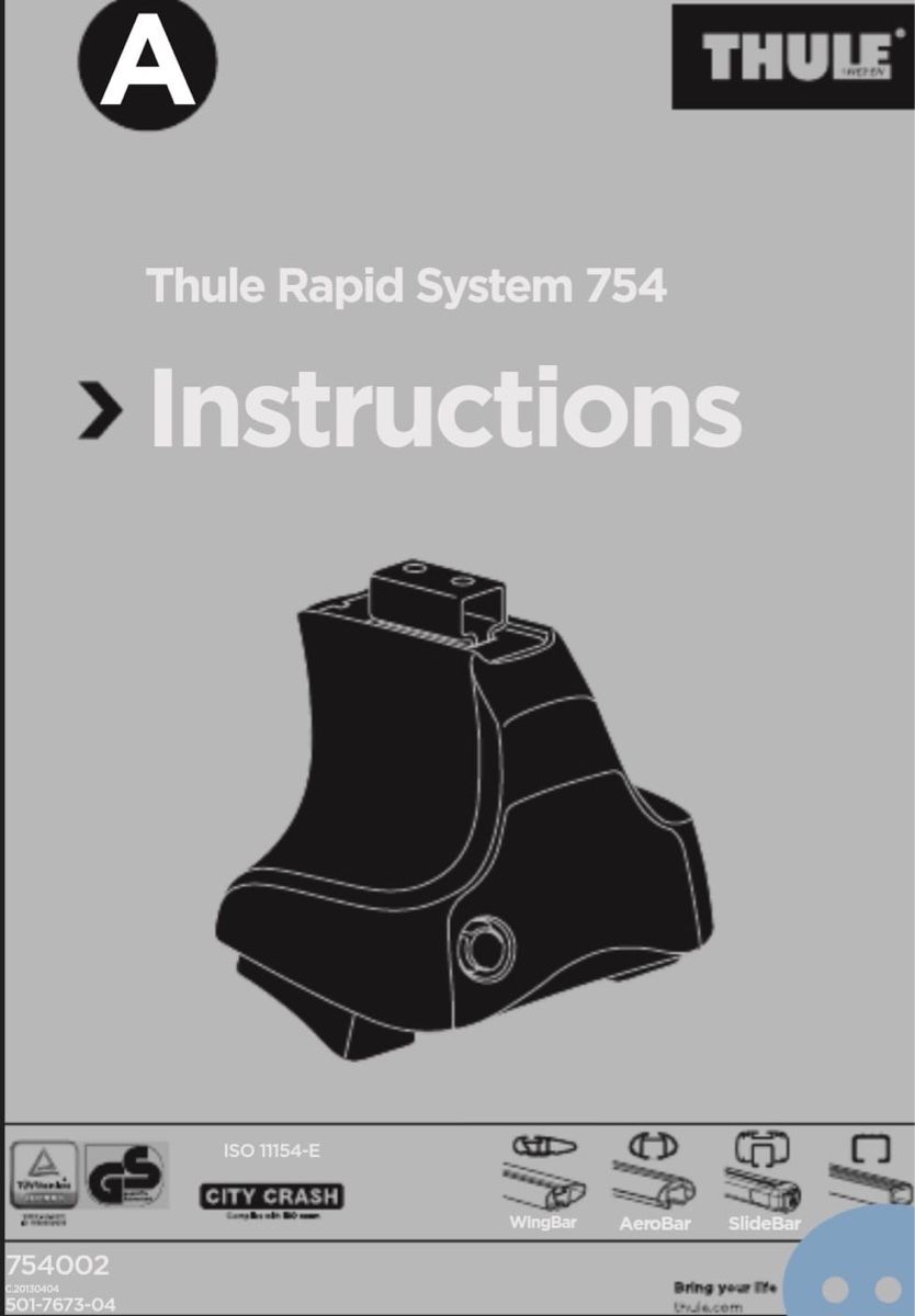Thule Portapacchi: Thule Rapid System 754 – Usato da Oetwil am See venduto da sad_y5gf 4