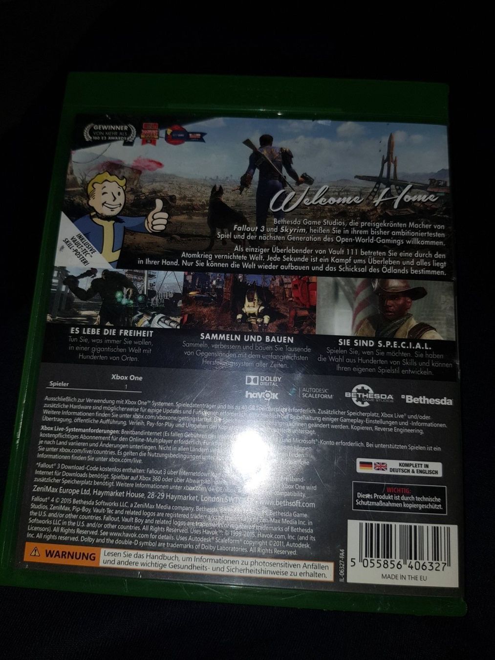 Microsoft Giochi: Fallout 4 für XBOX ONE – Usato da Emmenbrücke venduto da prisan_LU 1