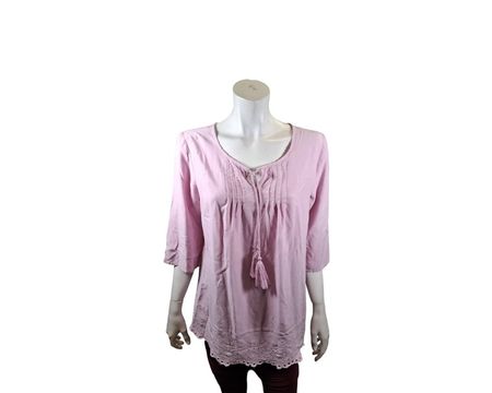 SHEEGO Bluse Pink Gr. 40