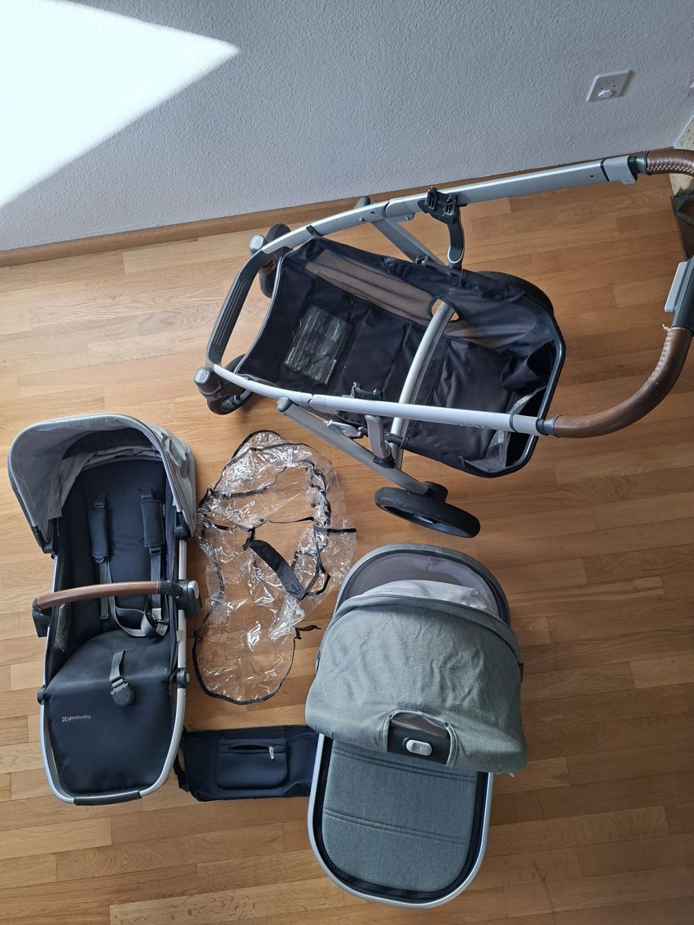 UPPAbaby Carrozzine: Uppababy Vista 2 Set Oliv – Usato da Basel venduto da Solearius