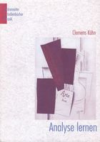 Musik-Analyse lernen - Autor Clemens Kühn