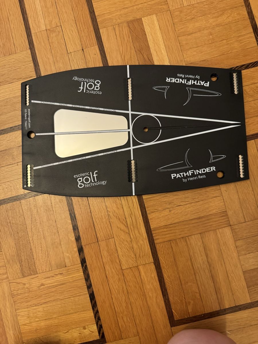 Schläger & Sets: Path Finder by Henri Reis golf putting practice tool – Gebraucht aus Luzern von gparadise1