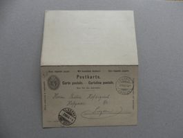 Ruswil Luzern LU Post Stempel 1904 Karte