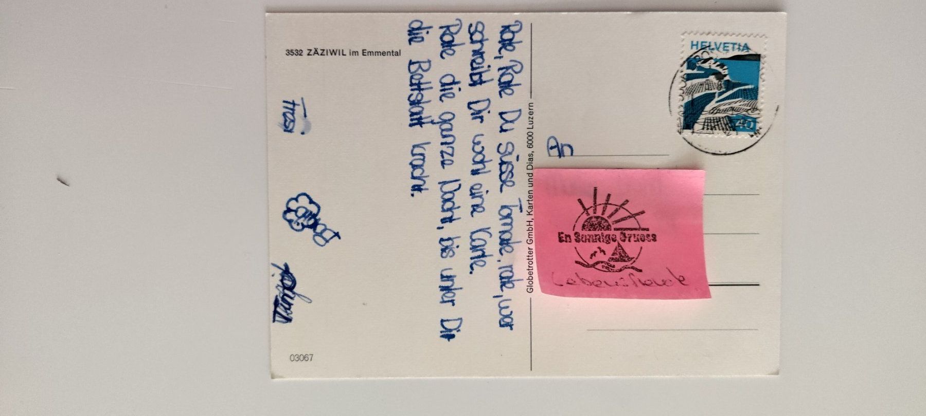 Cartoline postali: Zäziwil,im Emmental dat. 1987 – Usato da Ohmstal venduto da Lebensfreude05 1