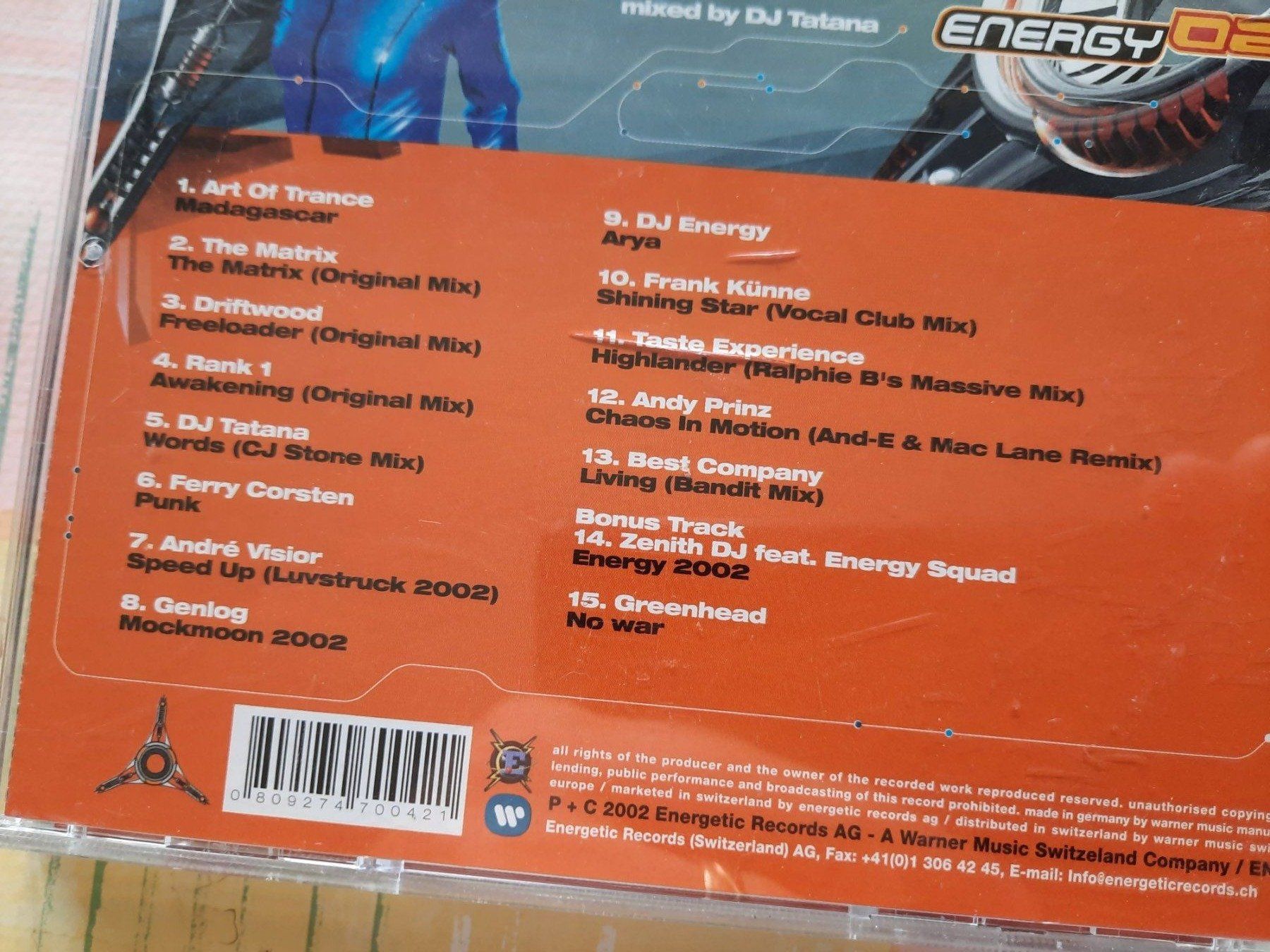 CD: CD Energy 02 - DJ Tatana – Usato da Pully venduto da bro_n52j 2
